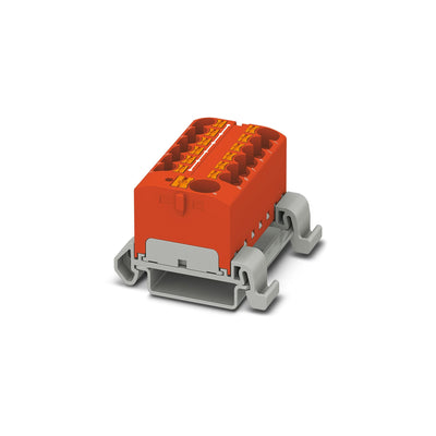 Bloque distrib PTFIX 10 12x4 0,2mm2 - 6mm2 NS35A rojo 327375094 Phoenix Contact