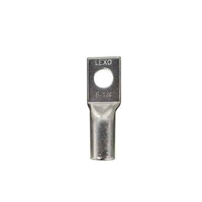 Terminal de compresión cobre estañado con ojo 6AWG, 1/4