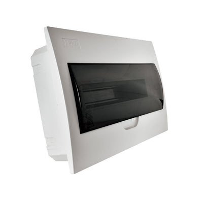 Tablero empotrado 18P IP41 tapa color humo libre de halógenos LWDF
