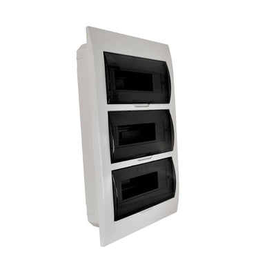 Tablero empotrado 36P IP41 tapa color humo libre de halógenos LWDF