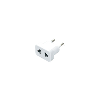 Adaptador americano 10A, 250V, 2P, blanco