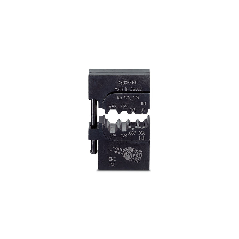 Matriz, para crimpfox-m, para conector enchufable coaxial: rg 174, rg 179 / bnc / tnc 121208794 Phoenix Contact