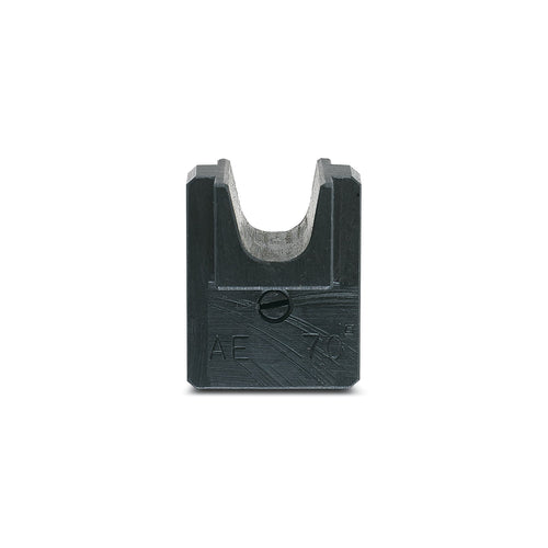 Matriz parte inferior para crimpfox C120 para punteras din 46228 70 mm2 engaste trapezoidal 121233894 Phoenix Contact