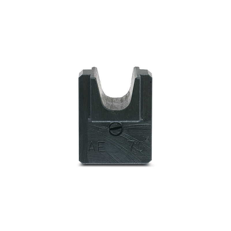 Matriz parte inferior para crimpfox C120 para punteras din 46228 70 mm2 engaste trapezoidal 121233894 Phoenix Contact