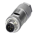 CONECTOR ETH MCHO/REC/D M12 CAT5 4P MET 141106694 Phoenix Contact - Miniatura 1