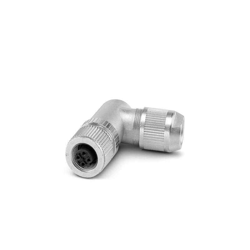 PC Conector acodado Hembra M12 4P PUSH LOCK IP67 142468594 Phoenix Contact