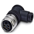 PC CONECTOR 7/8 HBRA 5P ANG MET IP67 DIA/CAB/6-8MM 152151794 Phoenix Contact - Miniatura 1