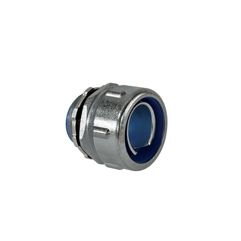 Conector metálico recto 32mm.