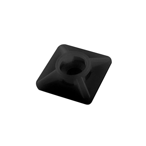 Base autoadhesiva negro 19x19mm BL50