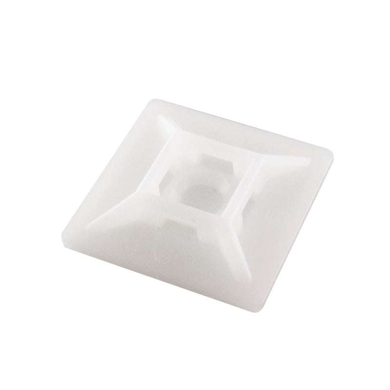Base autoadhesiva natural 28x28mm., BL 100