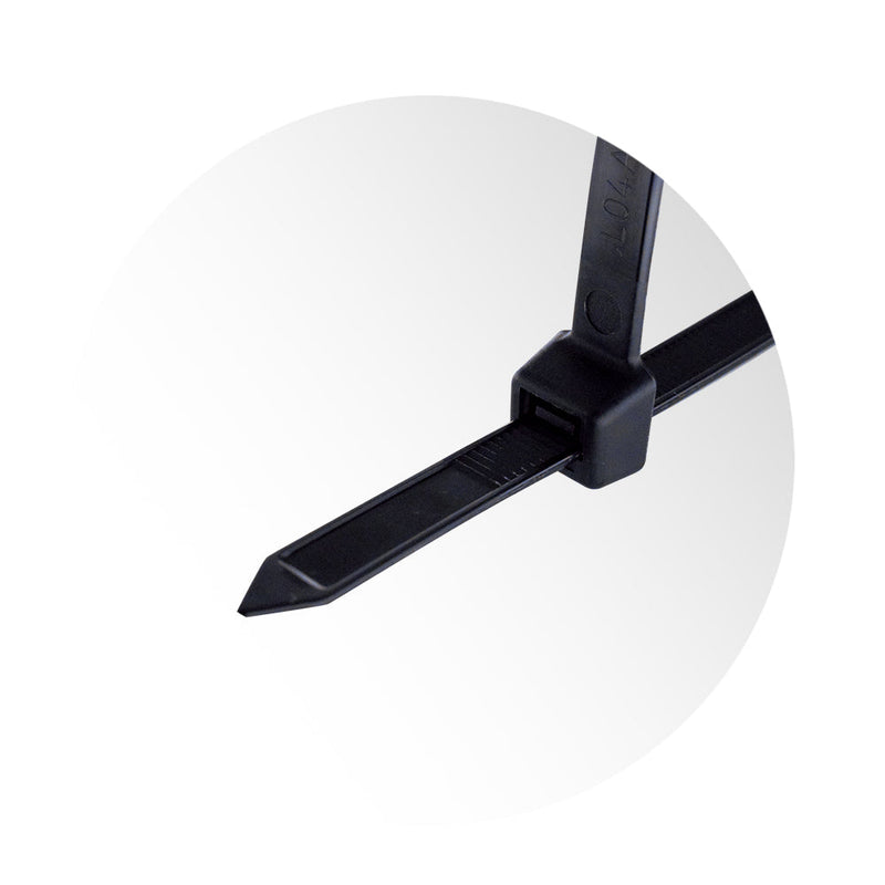 Amarra cables negro, 140x3,6mm., BL 1.000