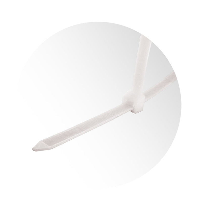 Amarra cables natural, 370x4,8mm., BL 100