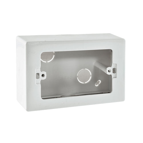 Caja derivación tipo Chuqui LH, termoplástico, 125x80x45mm., blanco