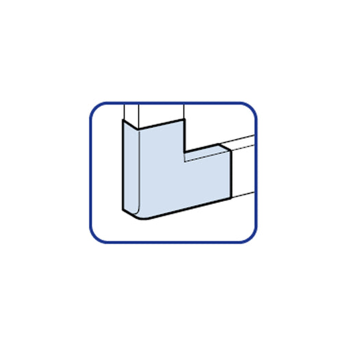 Angulo plano para canaleta PVC 40x16mm
