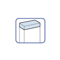 Tapa final para canaleta PVC 20x10mm - Miniatura 1