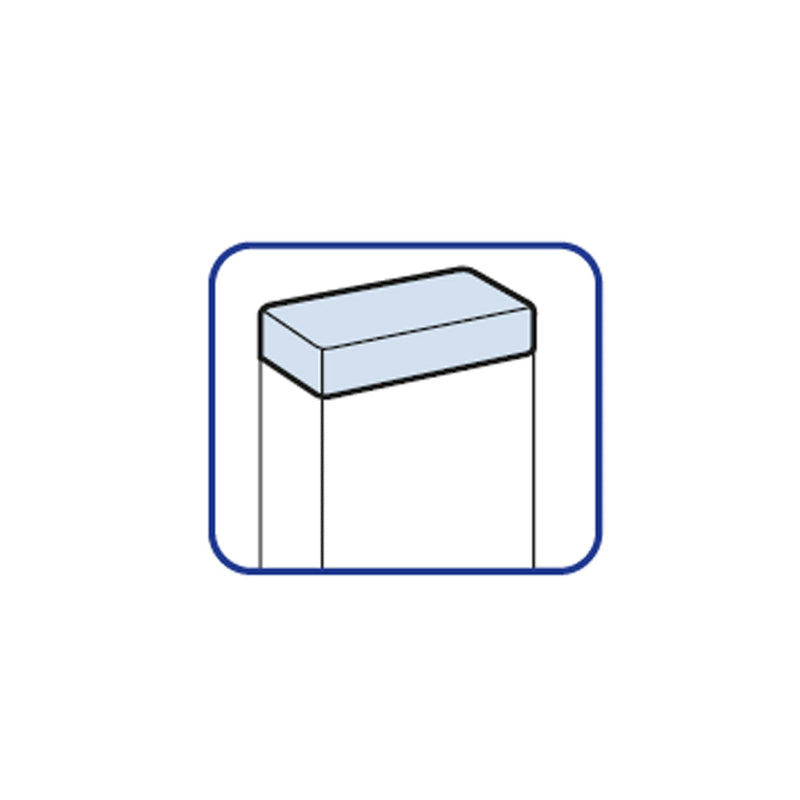 Tapa final para canaleta PVC 40x16mm