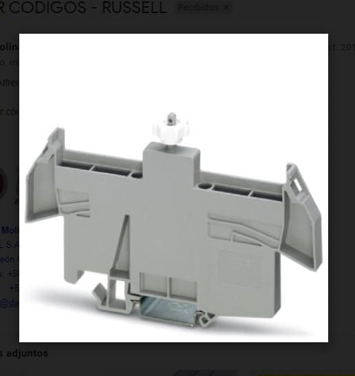 SOPORTE PARA/COBERTOR/DE BORNES/AP PARA/RIEL/DIN 303437494 Phoenix Contact