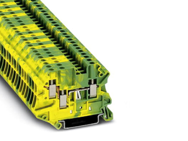 BORNE DE TIERRA PARA CARRIL - UT 2,5-TWIN-PE 304453994 Phoenix Contact