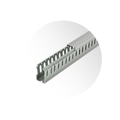 Canaleta ranurada libre de halógenos 25x40mm., 2mts.
