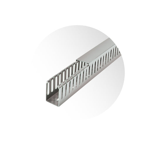 Canaleta ranurada libre de halógenos 40x60mm., 2mts.