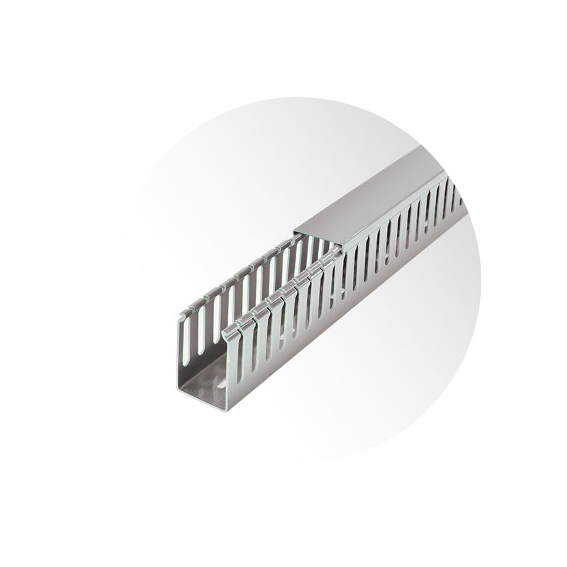 Canaleta ranurada libre de halógenos 40x60mm., 2mts.