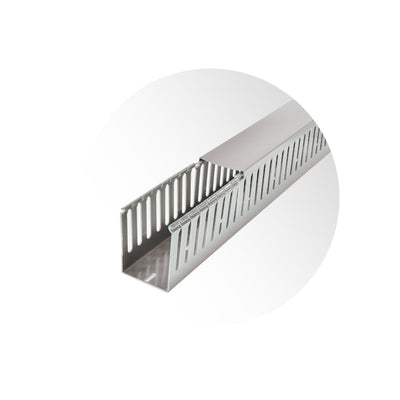 Canaleta ranurada libre de halógenos 60x80mm., 2mts.