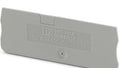TAPA FINAL PARA BORNE PT 1,5/S-TWIN-MT 3CONEX GRIS 321031394 Phoenix Contact - Miniatura 1