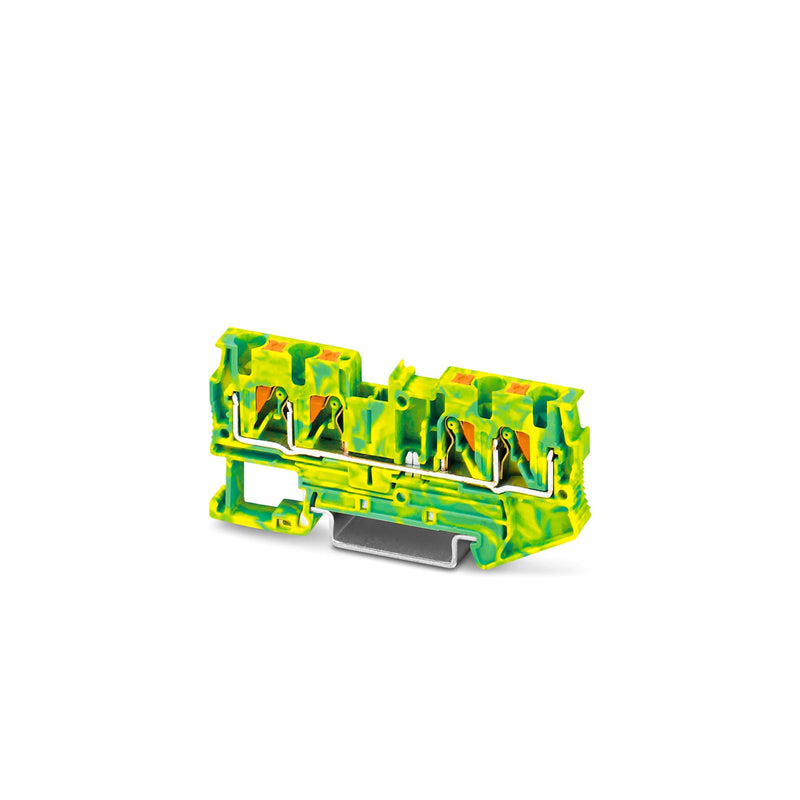 Borne de tierra 4Polos 4MM2 - PT 4-QUATTRO-PE - 3211809 321180994 Phoenix Contact