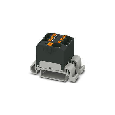Bloque distrib PTFIX 10 6x4 NS35A 0,2mm2 - 6mm2 negro 327373894 Phoenix Contact