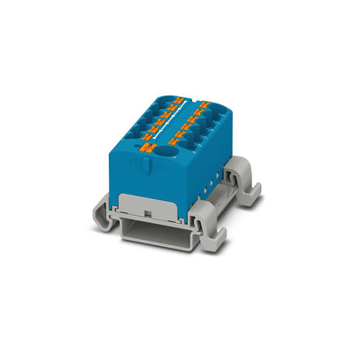 Bloque para distribucion ptfix 10 12x4 NS35a Azul 327374894 Phoenix Contact