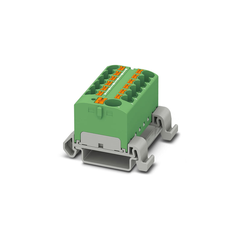 Bloque para distribucion PTFIX 10 12x4 NS35A GN 327375494 Phoenix Contact