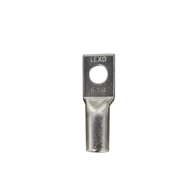 Terminal de compresión cobre estañado con ojo 6AWG, 1/4