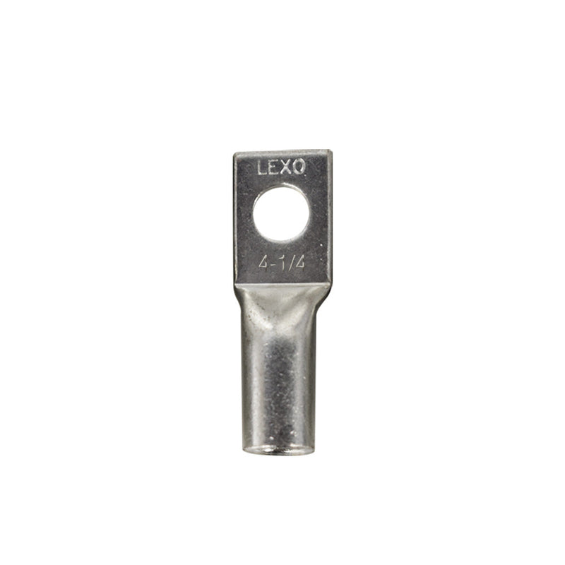 Terminal de compresión cobre estañado con ojo 4AWG, 1/4