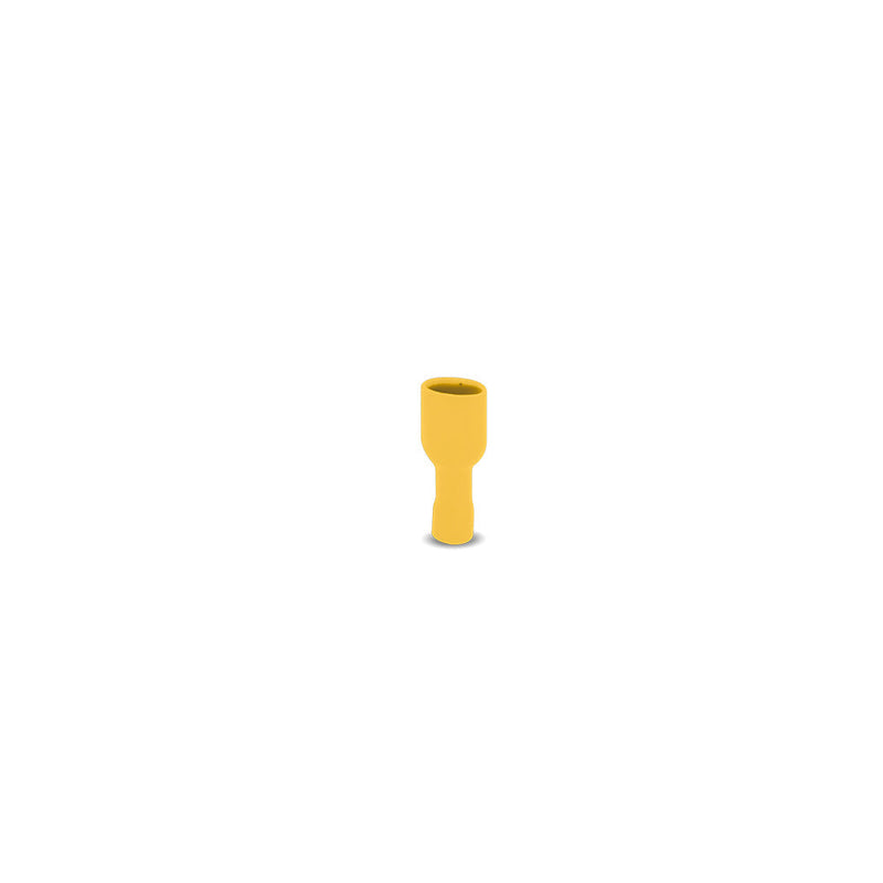 Terminal hembra aislada amarillo 10-12AWG 5,7mm. BL50