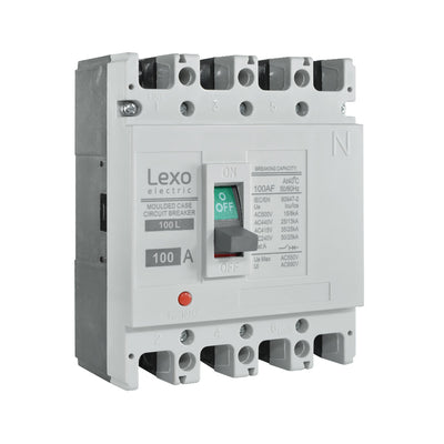 Interruptor caja moldeada fija LEXO 100L 4P 100A 35KA