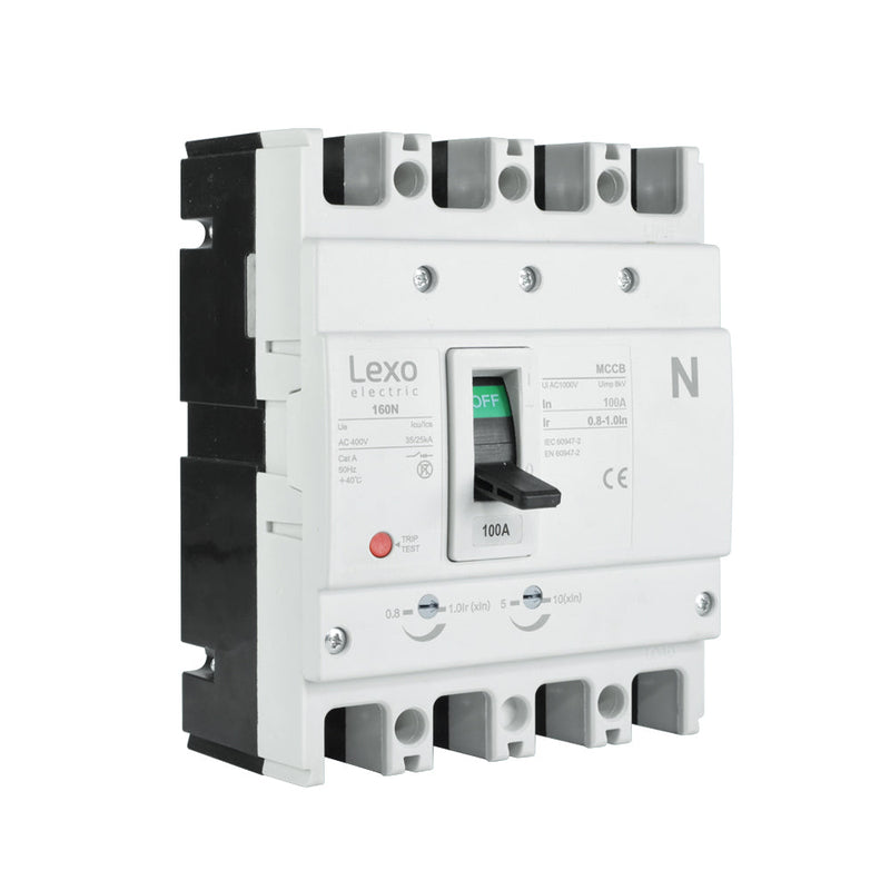 Interruptor caja moldeada regulable LEXO T160N 4P 100A 25KA