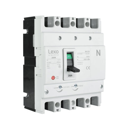 Interruptor caja moldeada regulable LEXO T250N 4P 200A 35KA