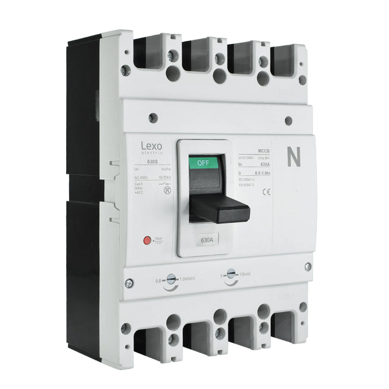 Interruptor caja moldeada regulable LEXO T630S 4P 630A 35KA