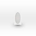Módulo zumbador 80dB 250V 50Hz blanco - Miniatura 1