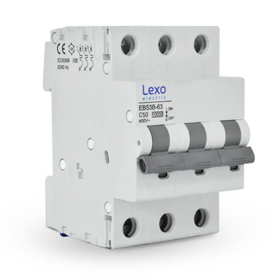 Interruptor automático 3X50A curva C 10kA