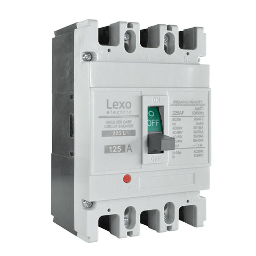 Interruptor caja moldeada fija LEXO 225L 3P 125A 35KA
