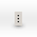Módulo toma de corriente 2P+T 10A 250V beige - Miniatura 1