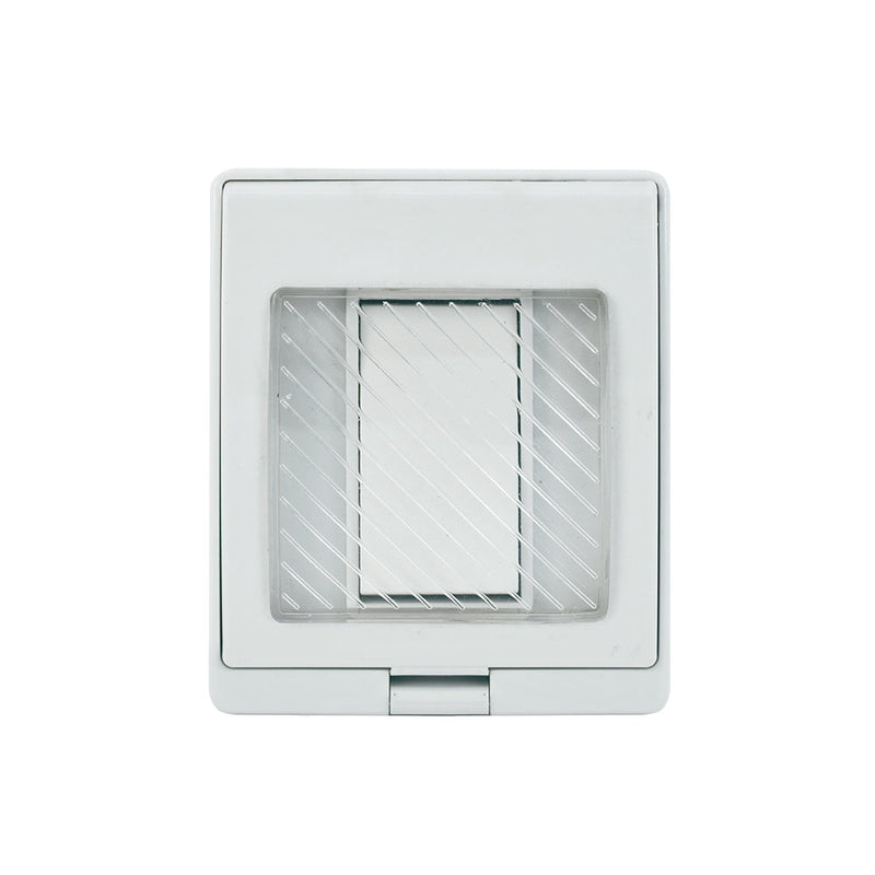 Contenedor IP55 con interruptor simple (9/12) 10A 250V, blanco