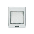 Contenedor IP55 con interruptor doble (9/15) 10A 250V, blanco - Miniatura 1