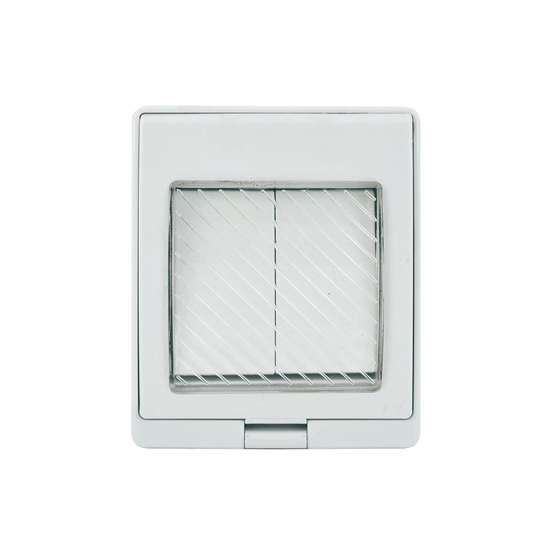 Contenedor IP55 con interruptor doble (9/15) 10A 250V, blanco