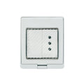 Contenedor IP55 con interruptor (9/12) más toma corriente 10A 250V, blanco - Miniatura 1