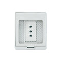Contenedor IP55 con toma de corriente simple 10A 250V, blanco - Miniatura 1