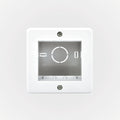 Casquete sobrepuesto IP20 2 módulos, blanco - Miniatura 1