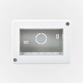 Casquete sobrepuesto IP20 3 módulos, blanco - Miniatura 1