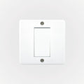 Casquete IP20 con interruptor simple (9/24) 10A 250V, blanco - Miniatura 1